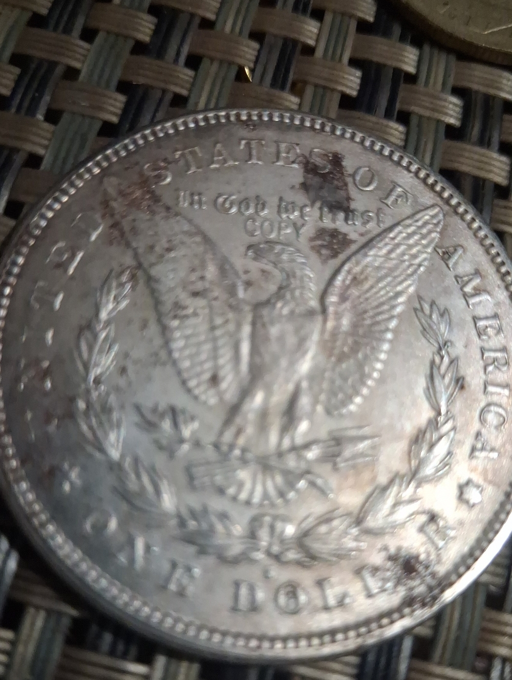 Mixed World Coins and Silver Bar Plate Metal- Assorted Metallic Tones - Picture 4 of 6